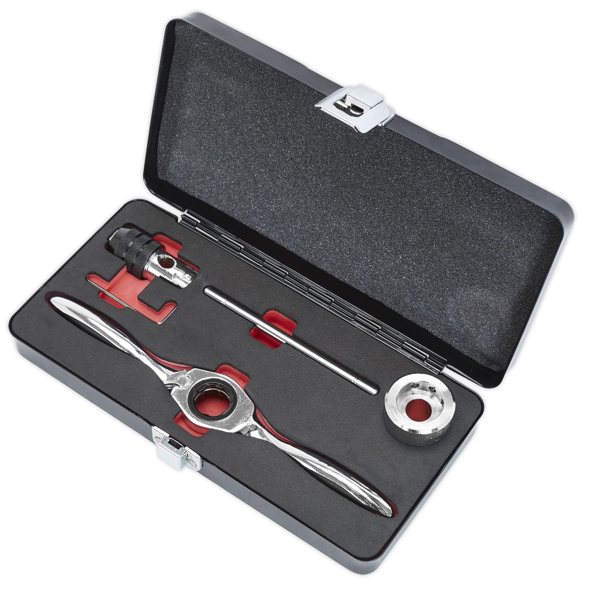 Sealey Bi-Directional Ratchet Tap & Die Holder Set 5pc Metric AK3027