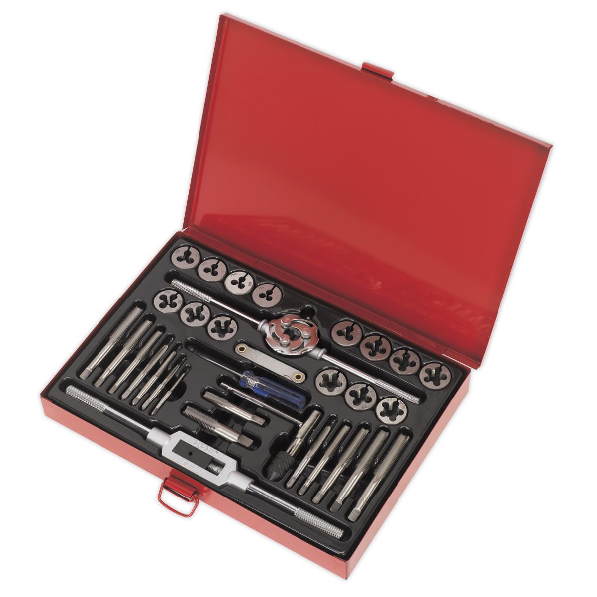 Sealey Tap & Die Set 33pc Split Dies Metric/UNF/BSP AK3033