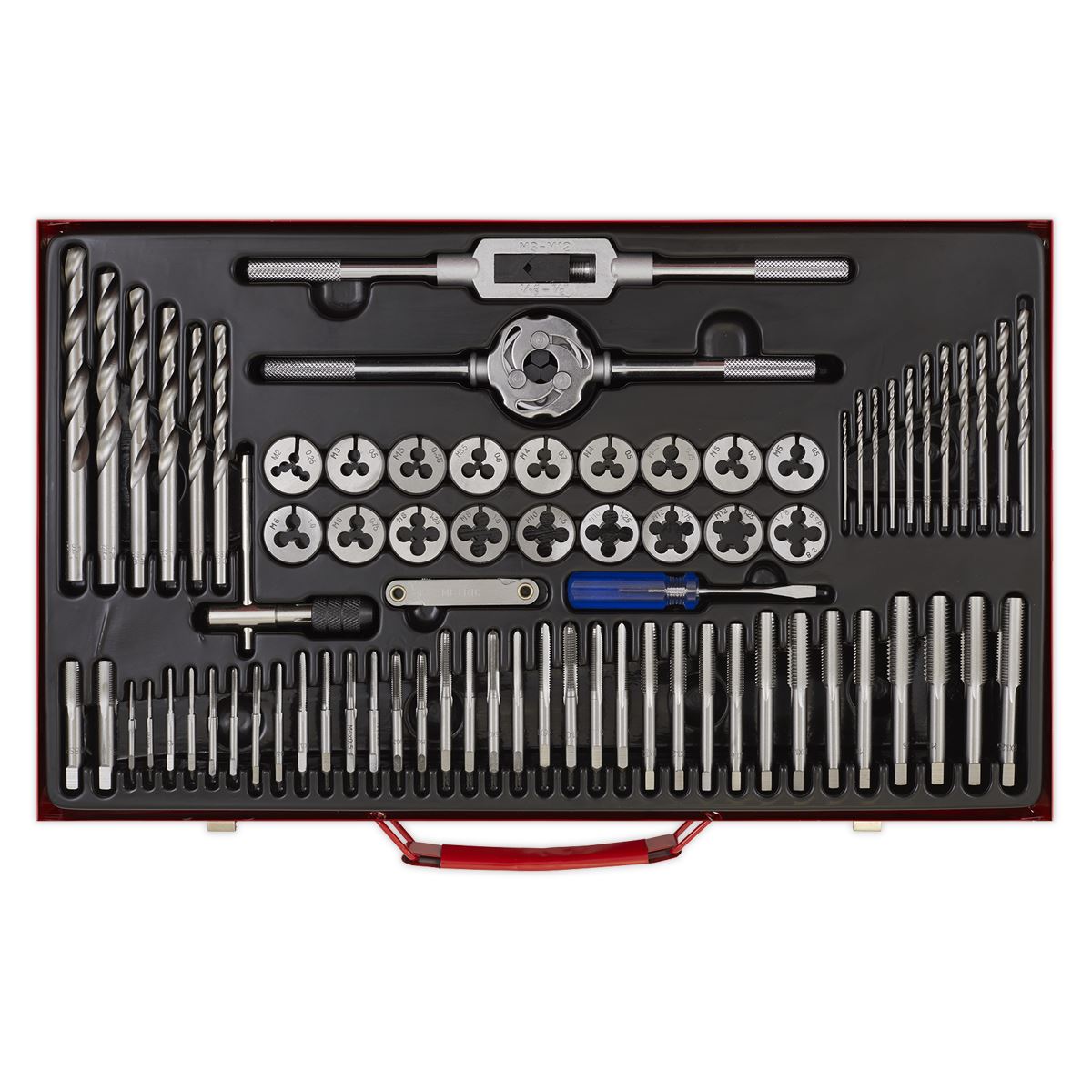 Sealey Tap & Die Set 76pc Split Dies Metric AK3076