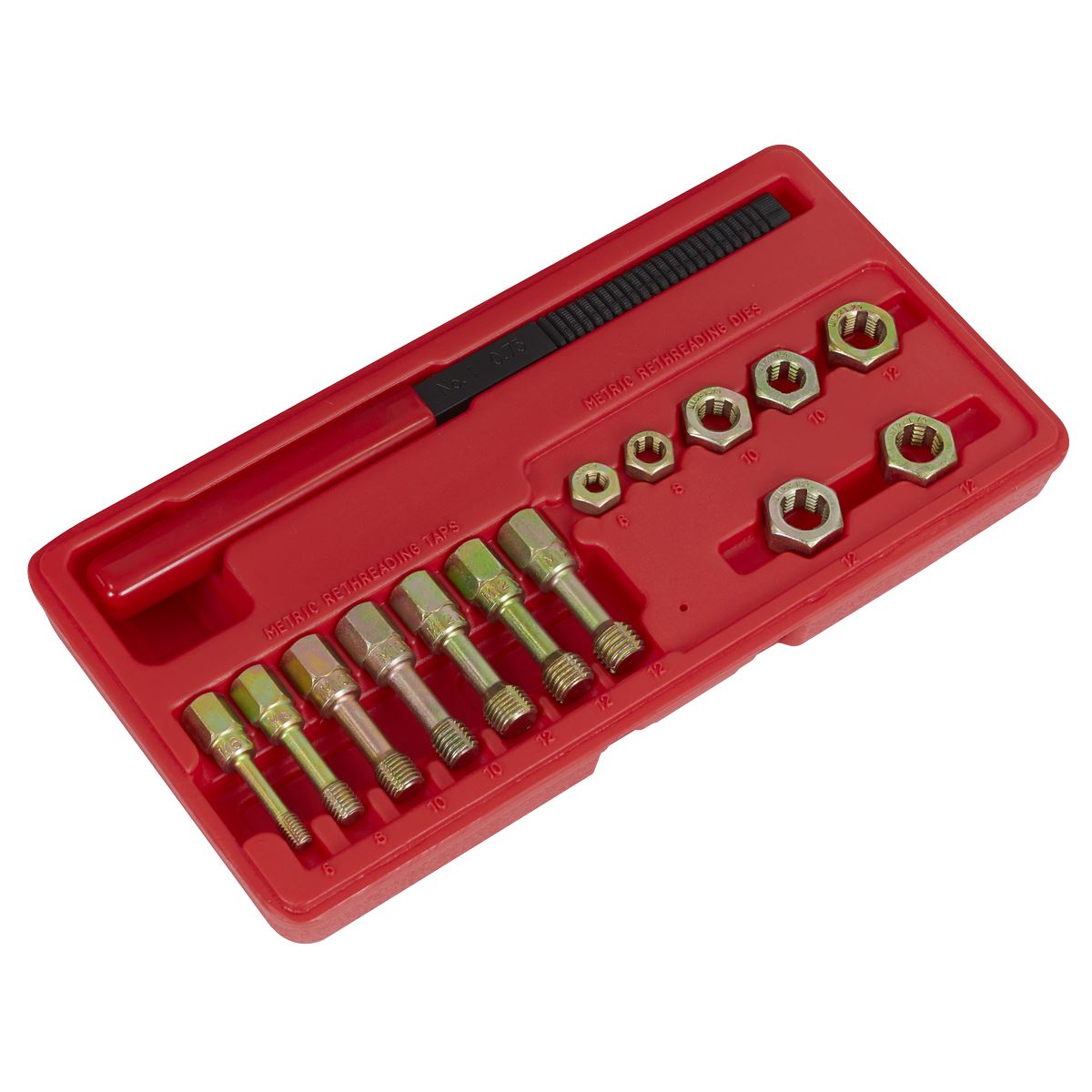 Sealey Re-Threader Kit 15pc Metric AK310