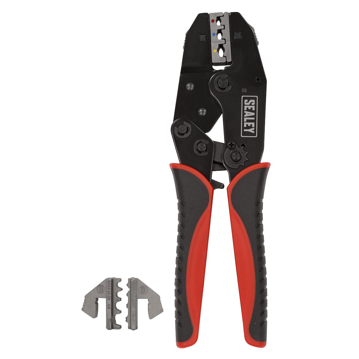 Sealey Ratchet Crimping Tool Interchangeable Jaws AK3857
