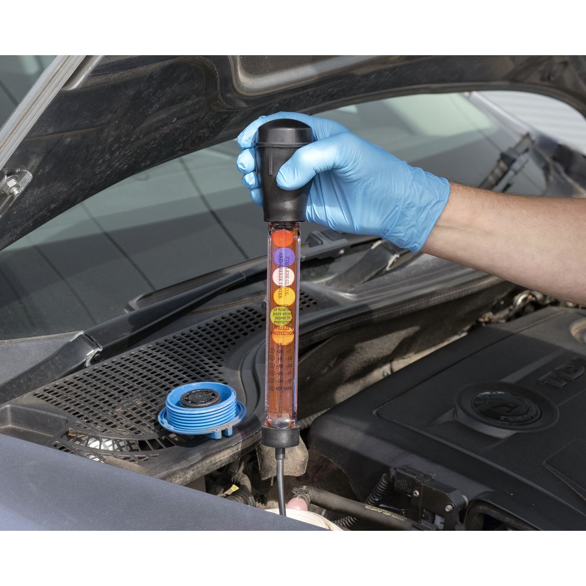 Sealey Ethylene Glycol Antifreeze Tester Disc Type AK4120