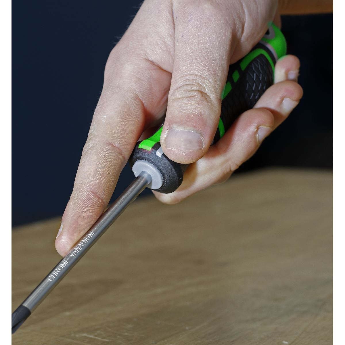 Sealey Screwdriver Set 8pc Security TRX-Star* GripMAX® - Hi-Vis Green AK4323HV