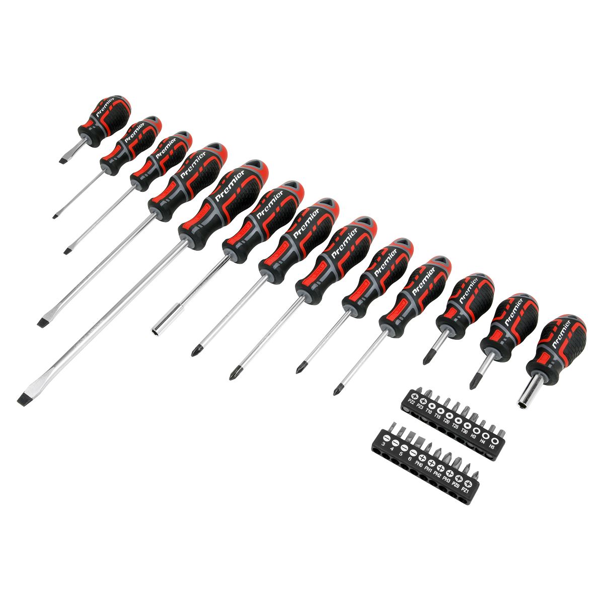 Sealey Screwdriver & Bit Set 33pc GripMAX® AK4370