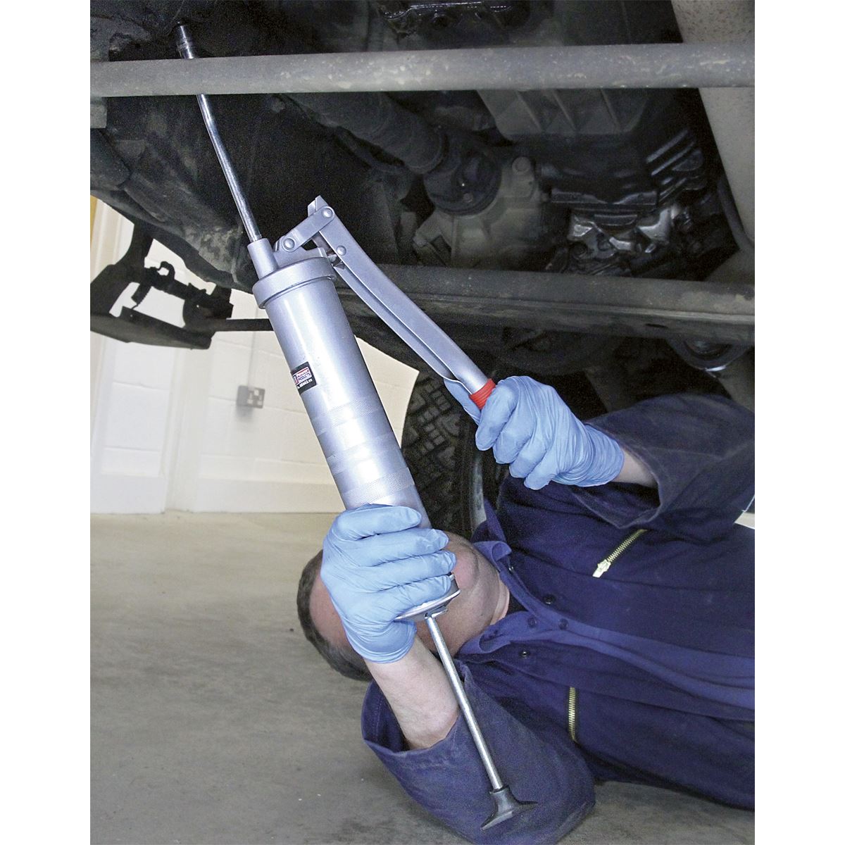 Sealey Side Lever Grease Gun 3-Way Fill AK443
