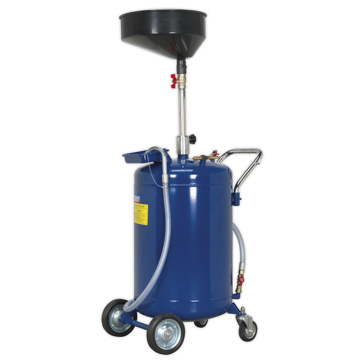 Sealey Mobile Oil Drainer 110L Air Discharge AK458DX