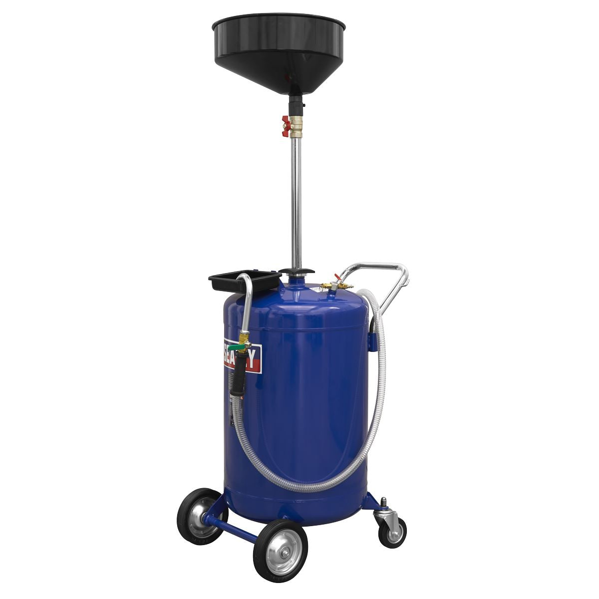 Sealey Mobile Oil Drainer 110L Air Discharge AK458DX