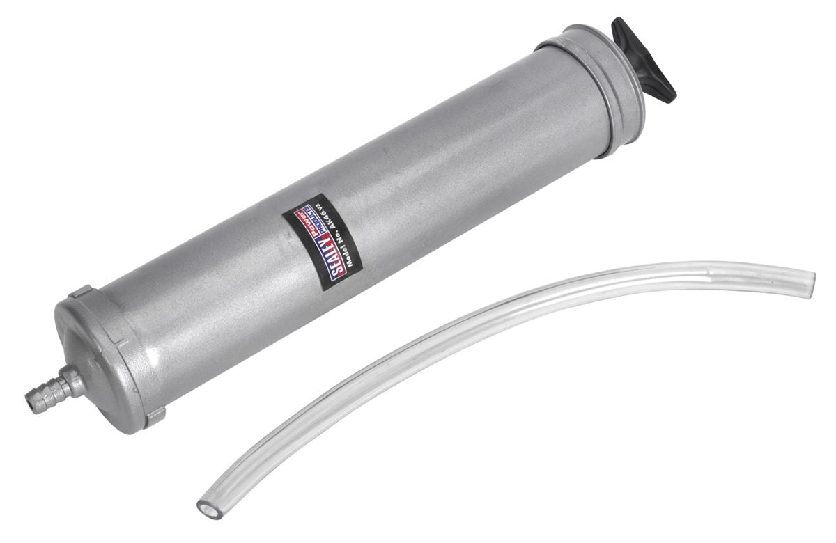 Sealey Oil Suction Syringe 500ml Metal Body AK46