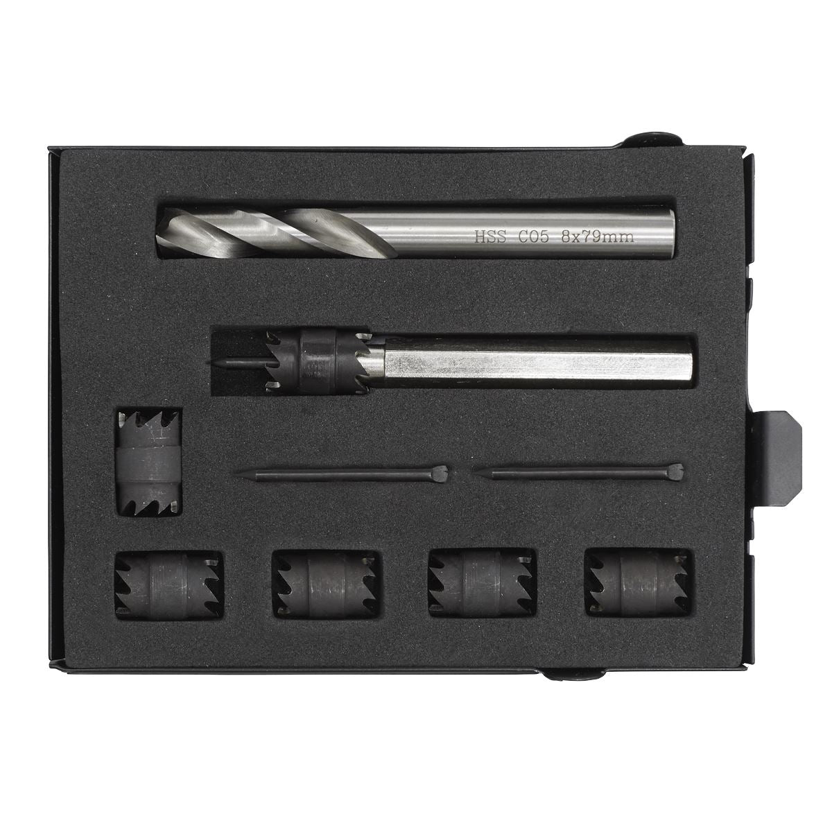 Sealey Spot Weld Cutter & Drill Bit Set 9pc �10mm AK4730
