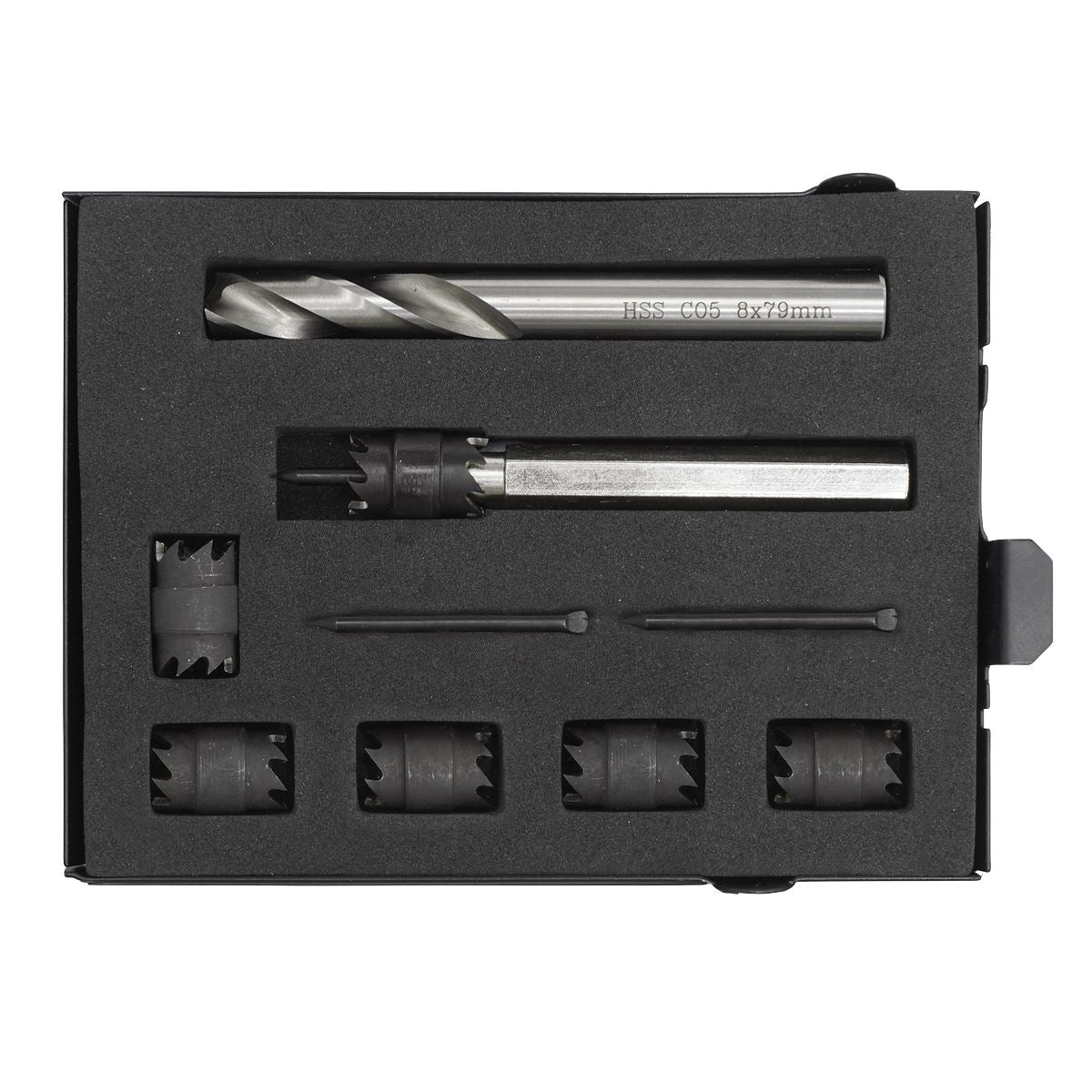 Sealey Spot Weld Cutter & Drill Bit Set 9pc �10mm AK4730