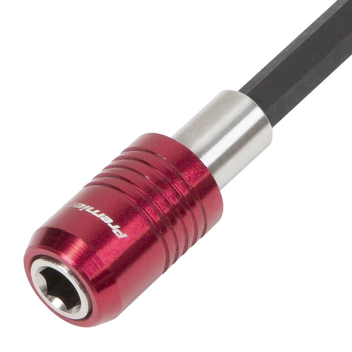 Sealey 1/4" Bit Holder Magnetic Quick Chuck 150mm Hex Drive AK49251