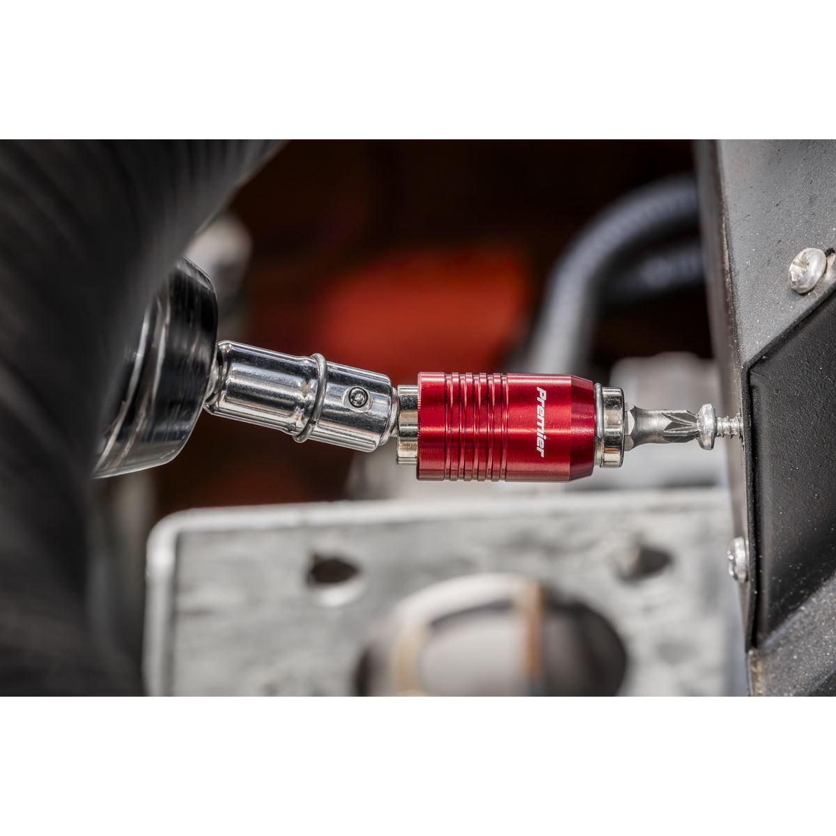 Sealey Bit Holder Pivoting Magnetic Drive 1/4"Hex Male - 1/4"Hex(F) AK4930