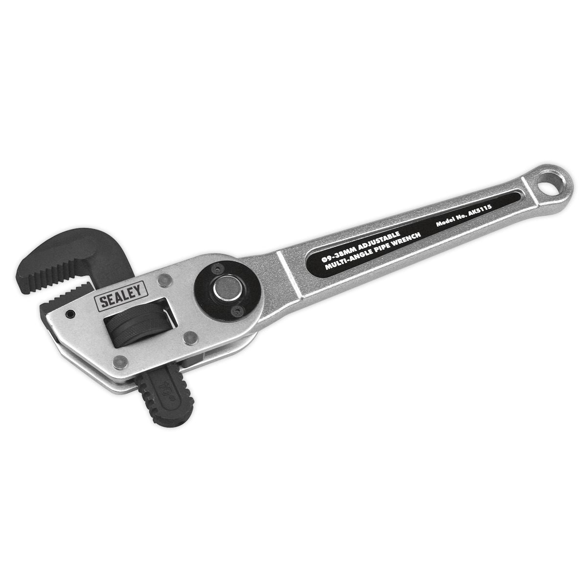 Sealey Adjustable Multi-Angle Pipe Wrench �9-38mm AK5115