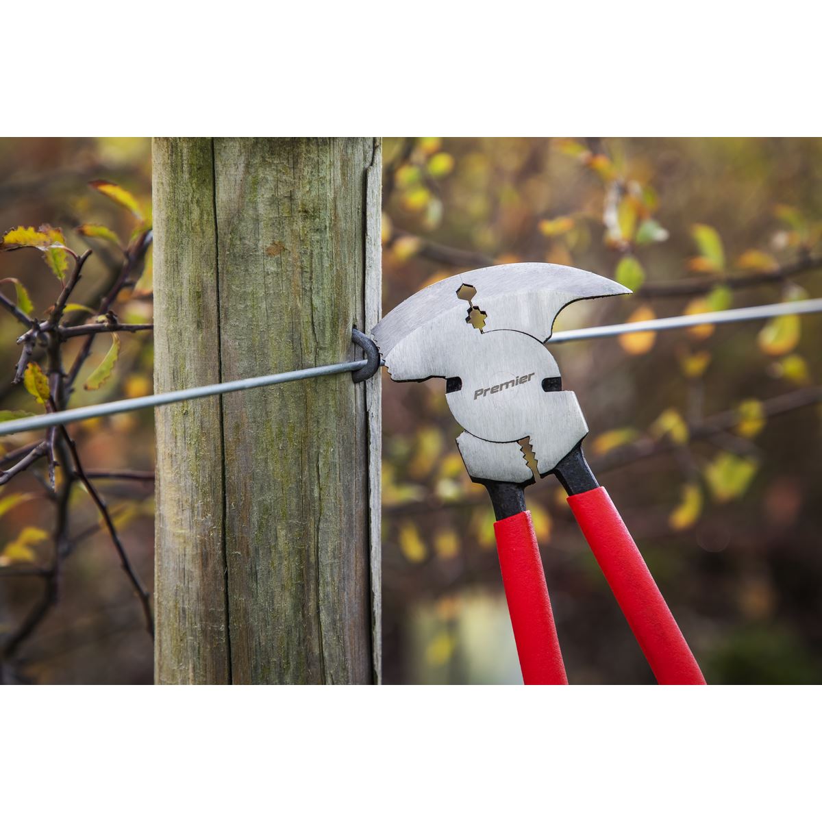 Sealey Fencing Pliers 260mm Striking Face Pincer With Clamp On Top Jaw AK5450
