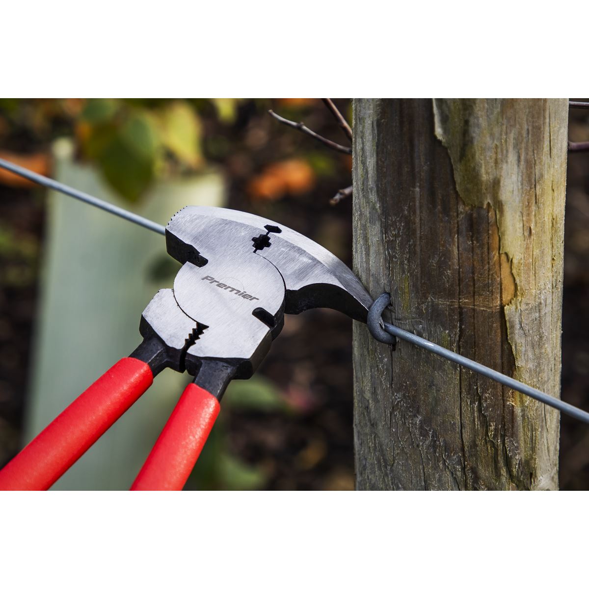 Sealey Fencing Pliers 260mm Striking Face Pincer With Clamp On Top Jaw AK5450