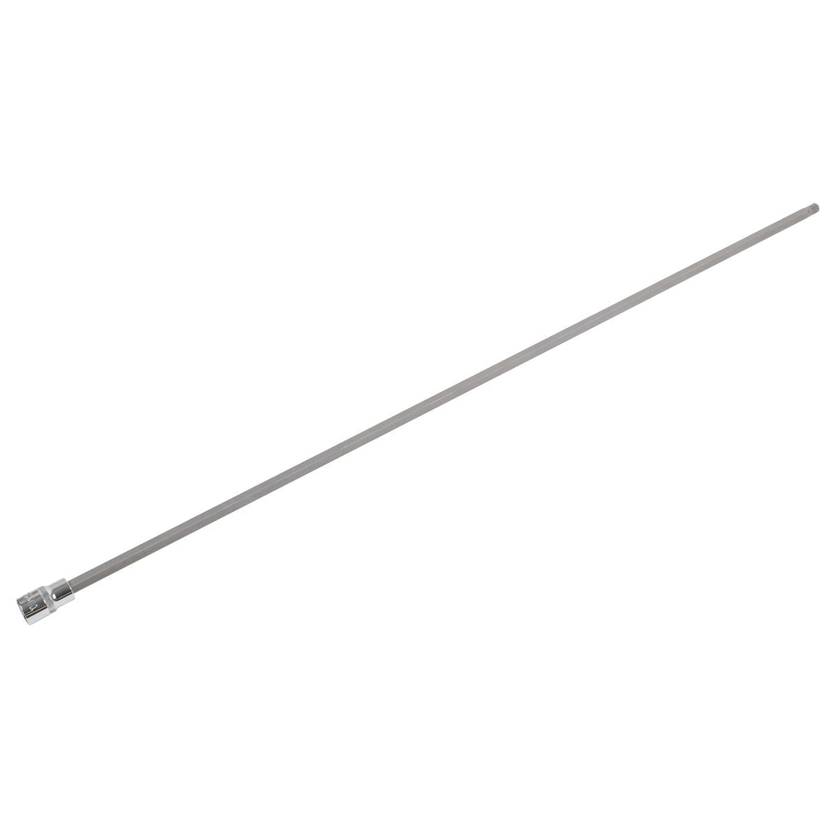 Sealey Spline Socket Bit Extra-Long M10 x 800mm 1/2"Sq Drive AK5536