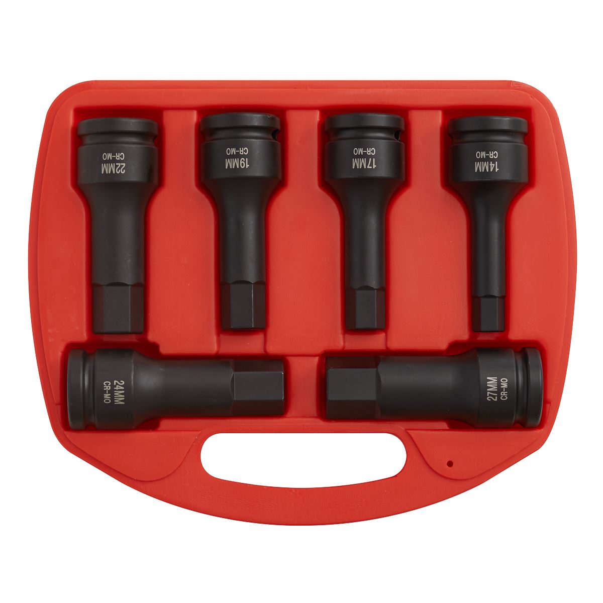 Sealey Impact Hex Socket Bit Set 6pc 3/4"Sq Drive AK5586