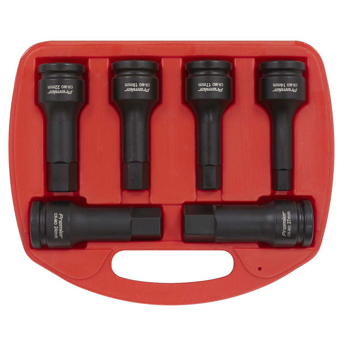 Sealey Impact Hex Socket Bit Set 6pc 3/4"Sq Drive AK5586