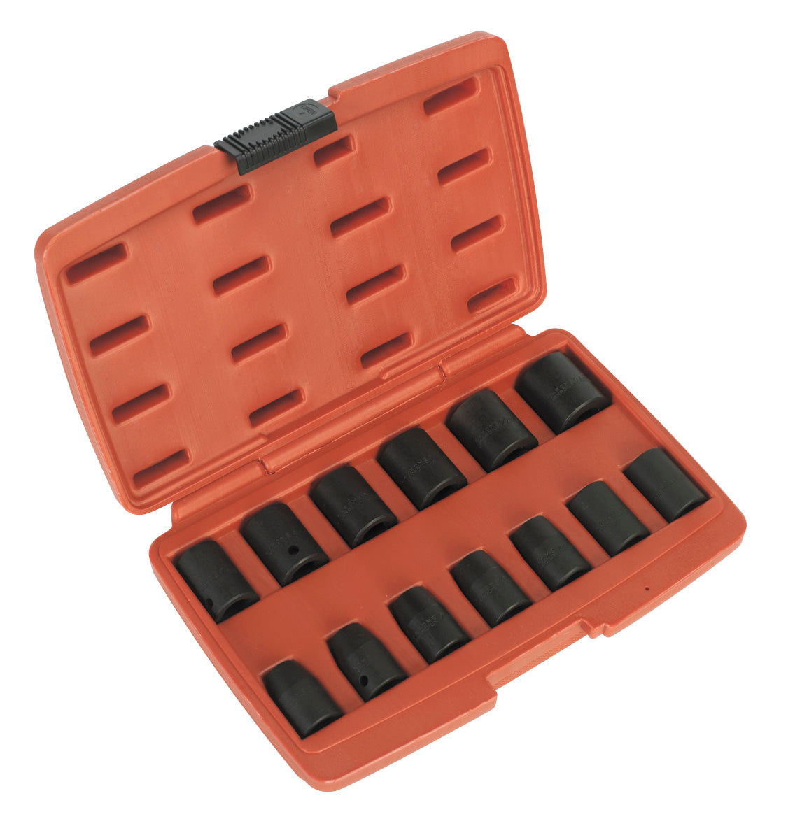 Sealey Metric Impact Socket Set 13pc 1/2"Sq Drive Single Hex Boxed AK5613M