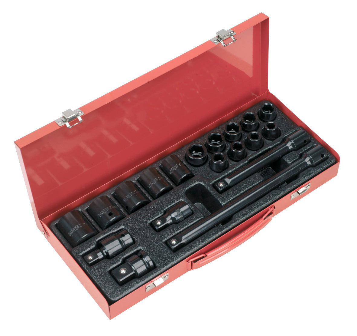Sealey Metric Impact Socket Set 19pc 1/2"Sq Drive Single Hex Boxed AK5619M