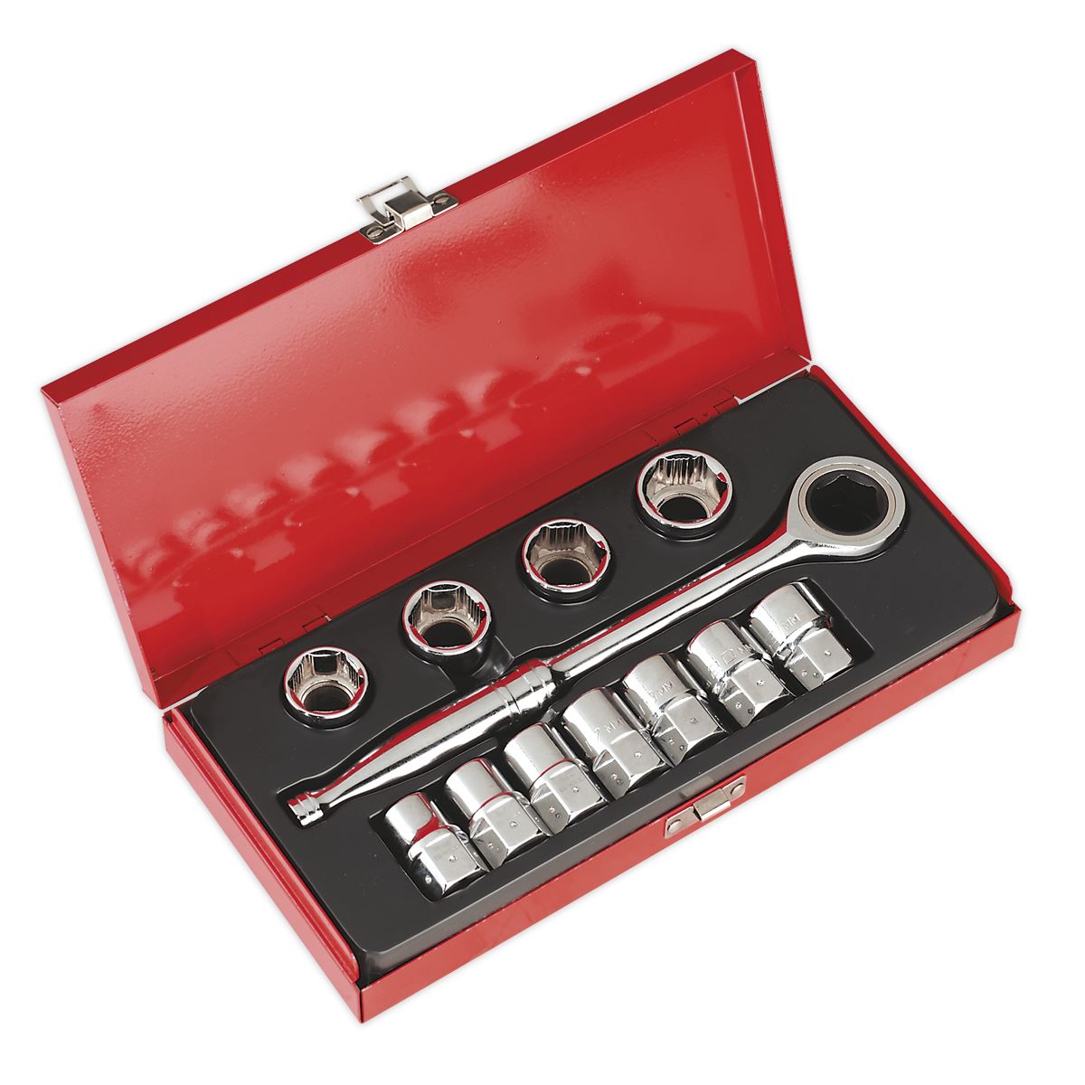 Sealey 1/2"D Gearless Ratchet Wrench Push Through Reverse AK563