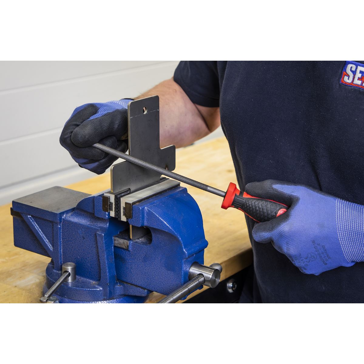 Sealey Smooth Cut Round Engineer's File 200mm AK5862