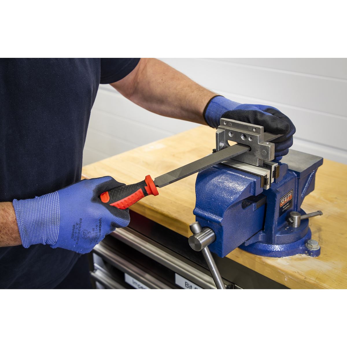 Sealey Smooth Cut Flat Engineer's File 200mm AK5865