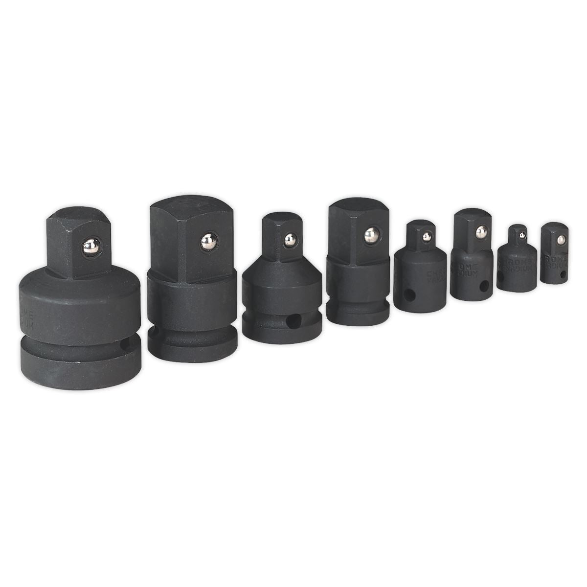 Sealey Impact Socket Adaptor Set 8pc Reducers And Step Ups AK5900