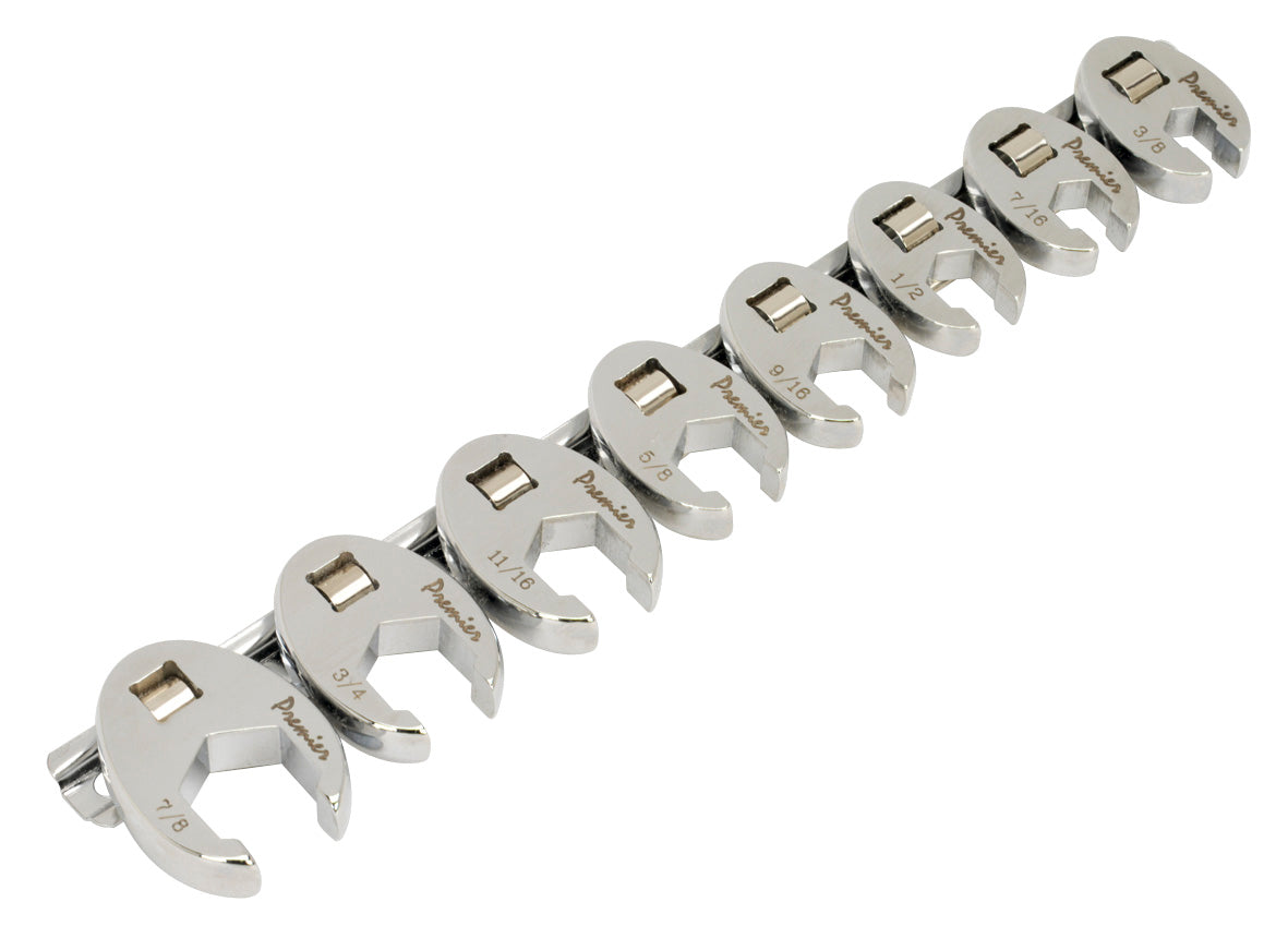 Sealey Crow's Foot Spanner Set 8pc 3/8"Sq Drive Imperial AK599