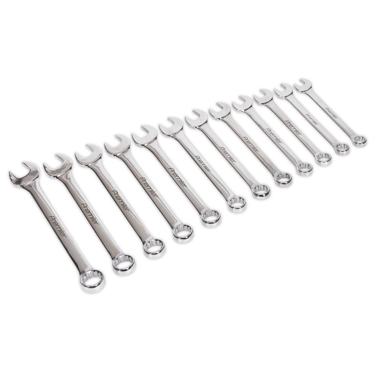 Sealey Combination Spanner Set 12pc Jumbo Metric AK6082