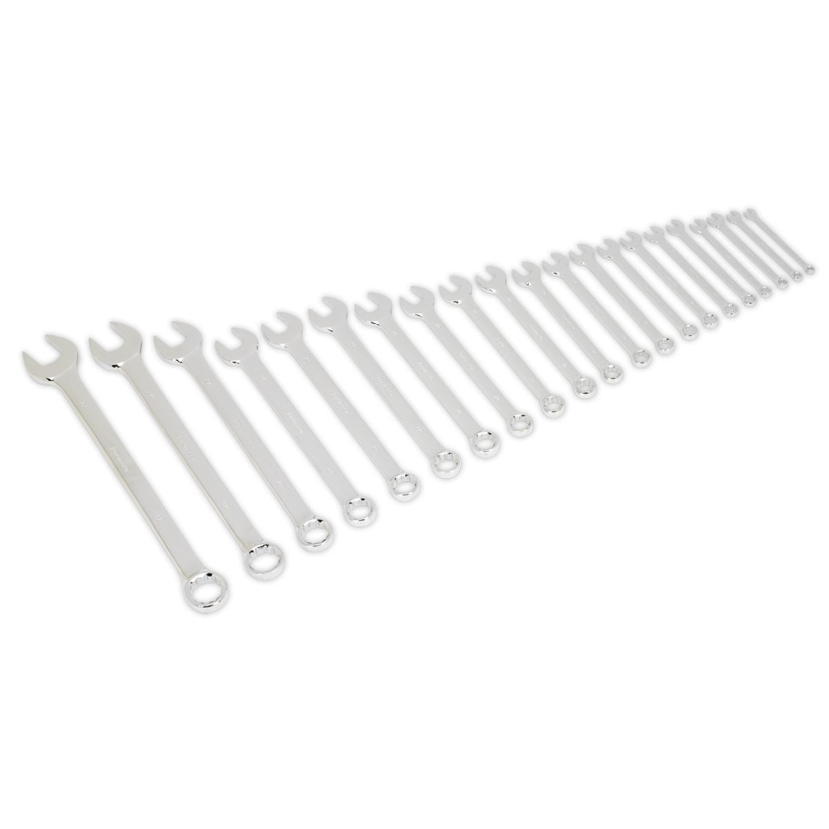 Sealey Combination Spanner Set 21pc Jumbo Metric AK6083