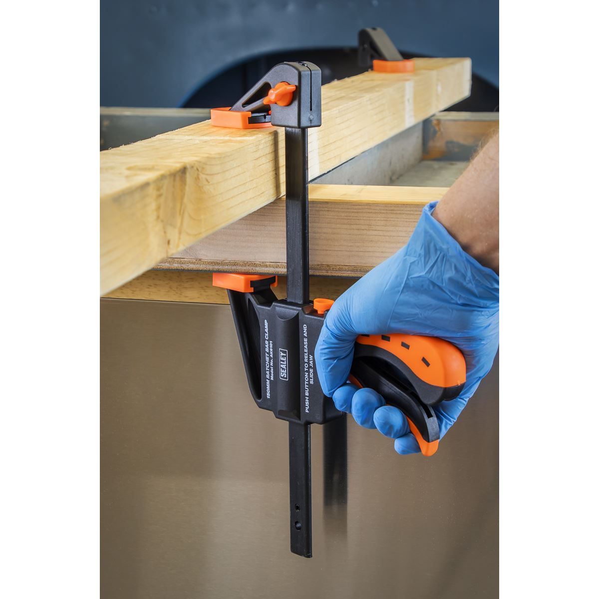 Sealey Ratchet Bar Clamp 150mm AK6101
