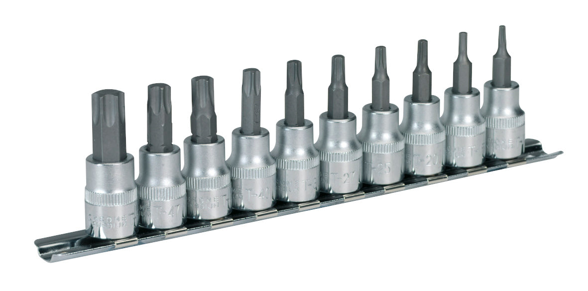 Sealey TRX-Star* Socket Bit Set 10pc 3/8"Sq Drive AK6207