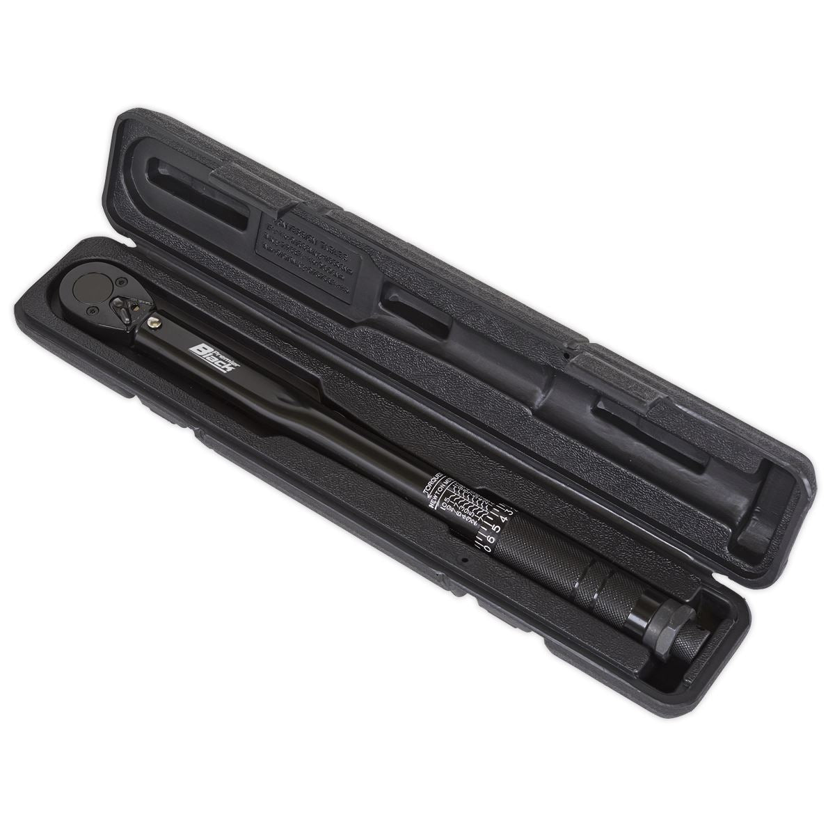 Sealey Micrometer Torque Wrench 3/8"D Calibrated 7 to 112Nm 5 to 83lb.ft AK623B