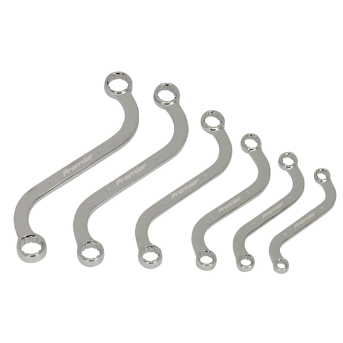 Sealey S-Spanner Set 6pc - Metric AK6315