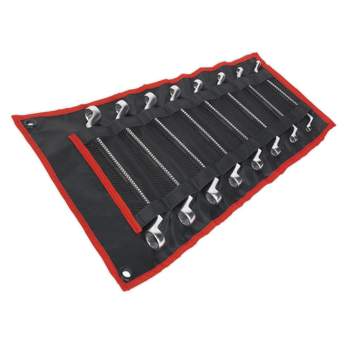 Sealey Offset Double End Ring Spanner Set 8pc Metric AK6327