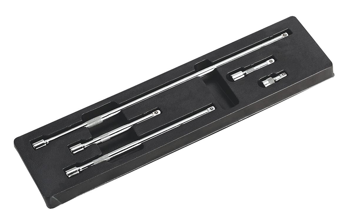 Sealey 3/8"Sq Drive Extension Bar Set 5pc Sizes: 38, 75, 150, 250, 450mm AK6341