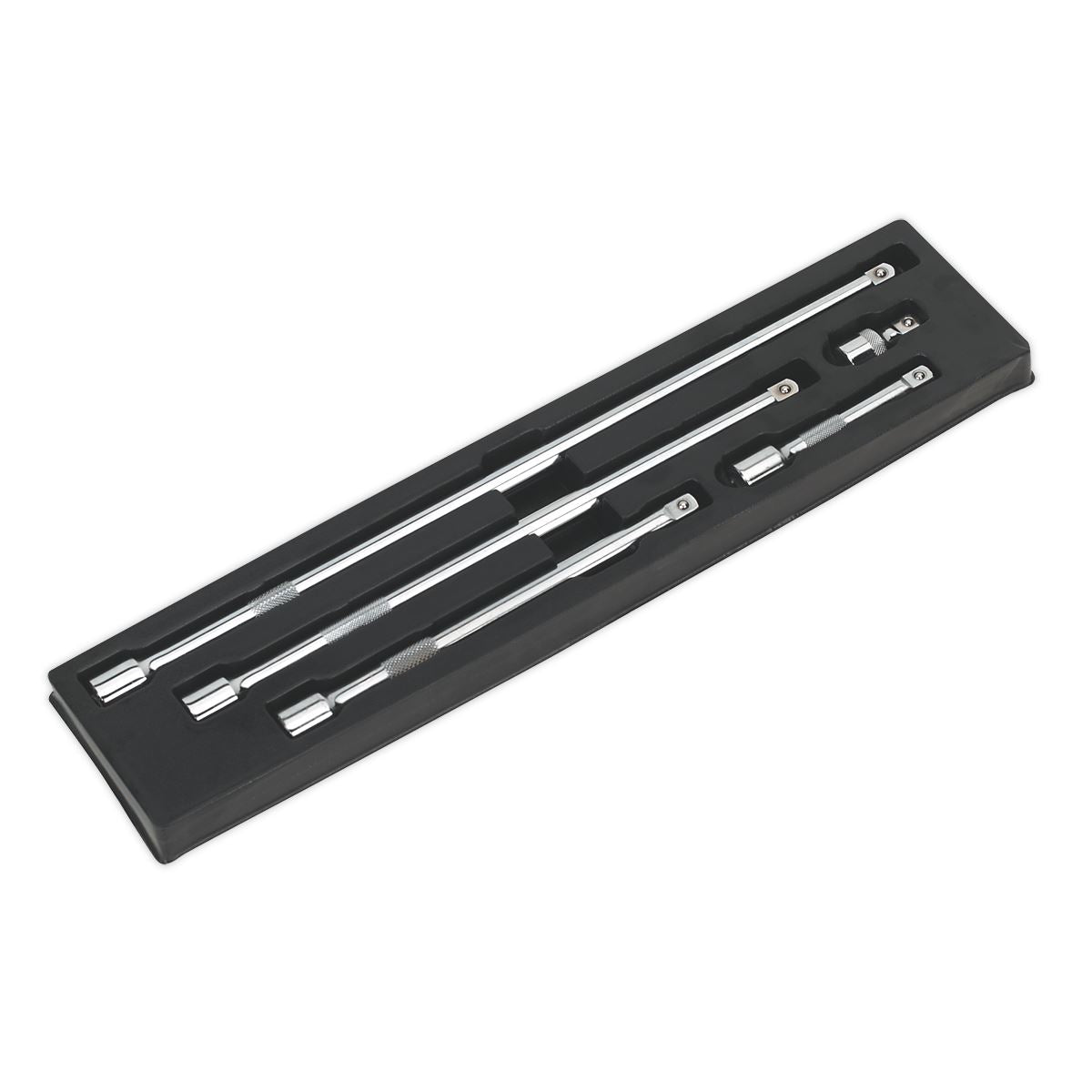 Sealey Extension Bar Set 5pc 1/2"Sq Drive Sizes 50, 125, 250, 375, 500mm AK6351