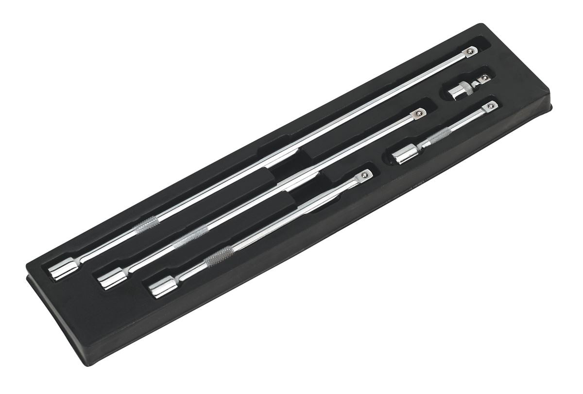 Sealey Extension Bar Set 5pc 1/2"Sq Drive Sizes 50, 125, 250, 375, 500mm AK6351