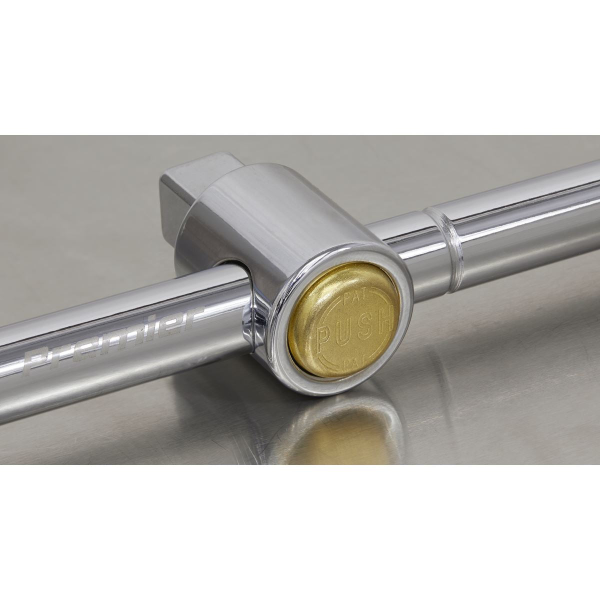 Sealey 1/2"D Locking Sliding T Bar 250mm Chrome Finish Quick Release AK6378
