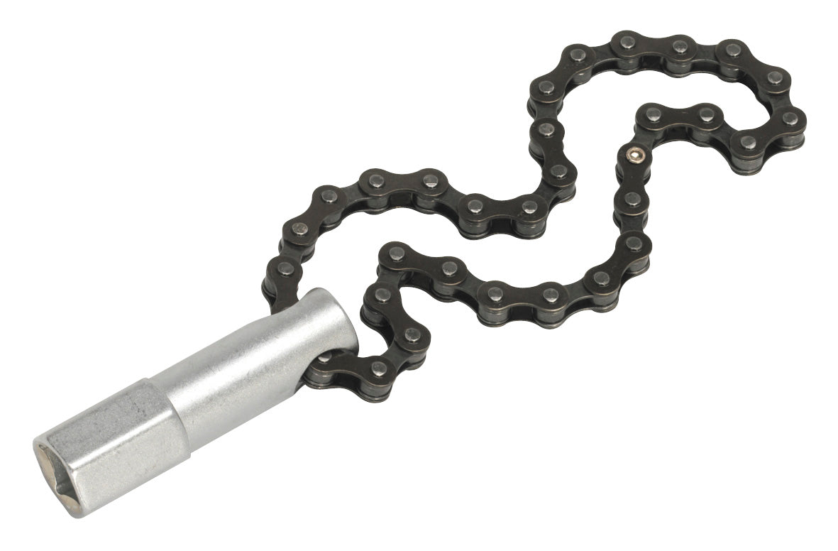 Sealey Oil Filter Chain Wrench �135mm Capacity 1/2"Sq Drive AK641