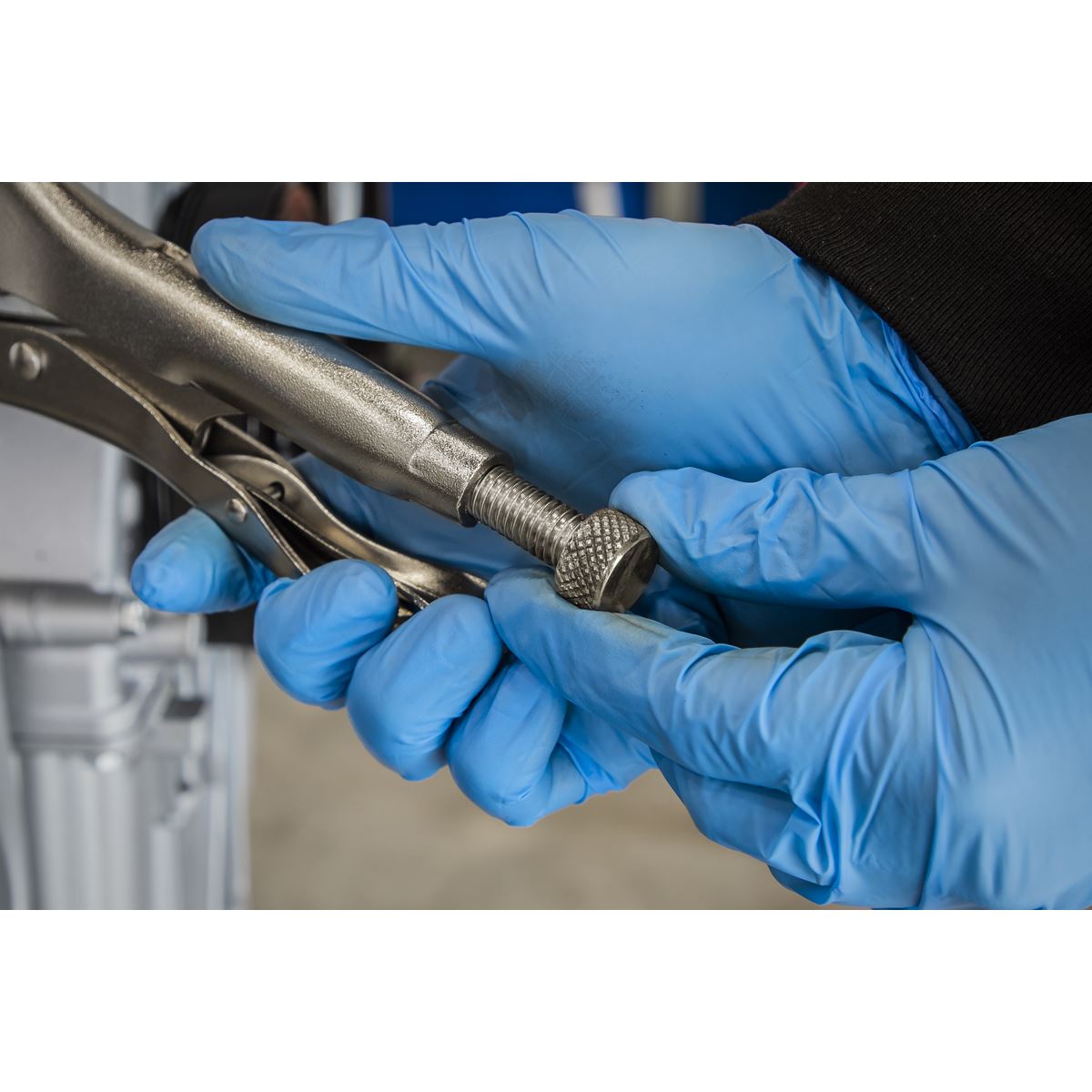 Sealey �45-130mm Oil Filter Locking Pliers - Angled AK6423