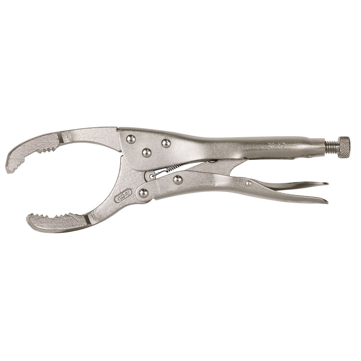 Sealey �45-130mm Oil Filter Locking Pliers - Angled AK6423