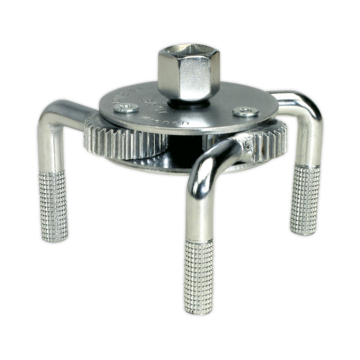 Sealey Oil Filter Claw Wrench �65-110mm Capacity 3/8" & 1/2"Sq Drive AK643