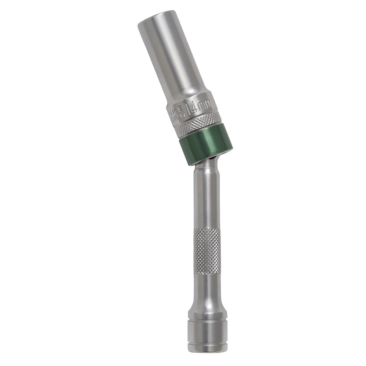 Sealey Spark Plug Socket with Universal Joint 14mm 3/8"Sq Drive 12-Point 150mm AK6570