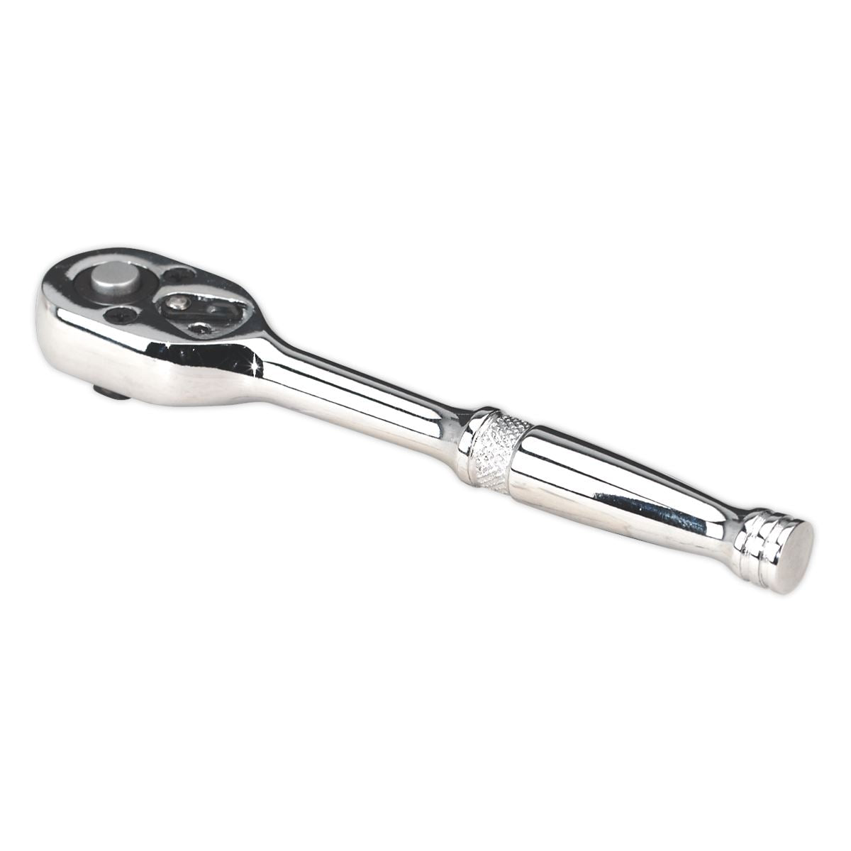 Sealey 1/4"Sq Drive Ratchet Wrench Pear Head Flip Reverse 48 Tooth AK660