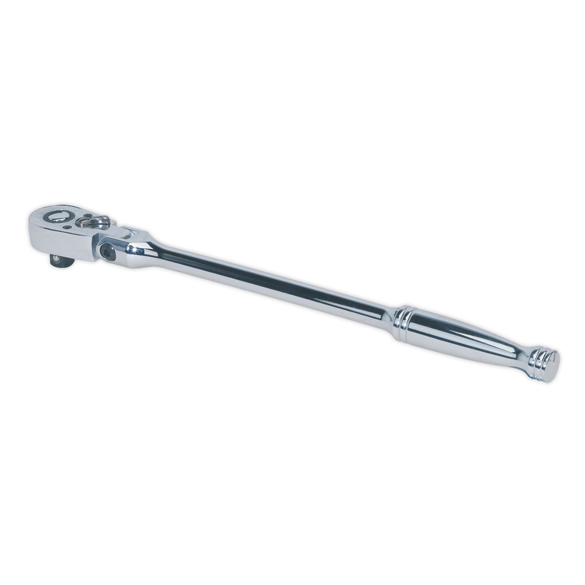 Sealey 3/8"Sq Drive Ratchet Wrench Flexi Head 300mm Pear Head Flip Rev AK661F
