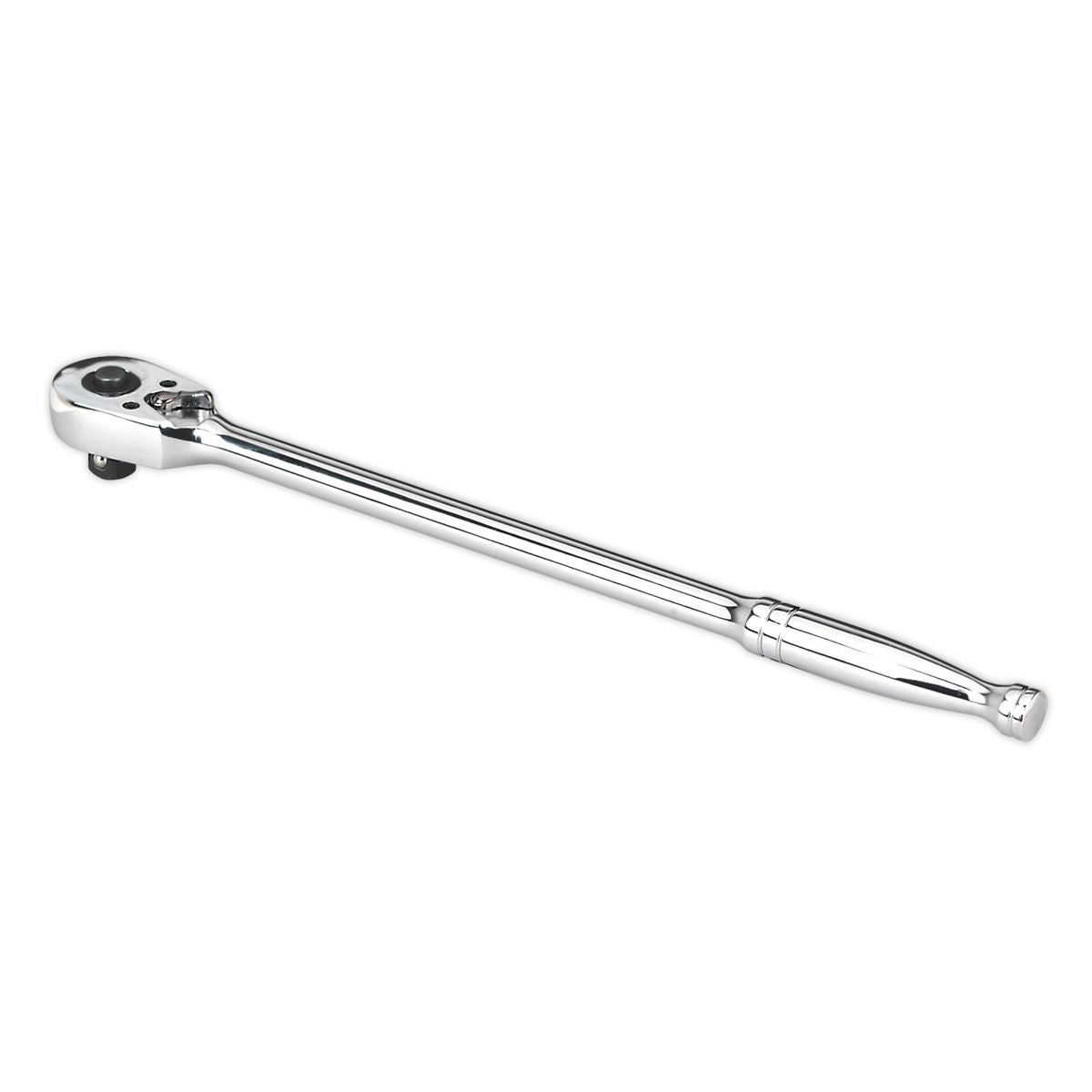 Sealey 1/2"D Ratchet Wrench Long Pattern 375mm Pear Head Flip Reverse AK662L