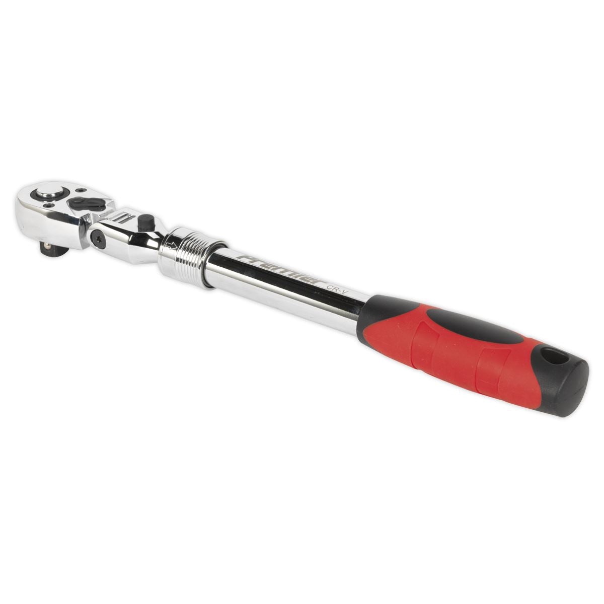 Sealey 1/2"D Extendable Flexi Head Ratchet Wrench Length 340-480mm AK6682
