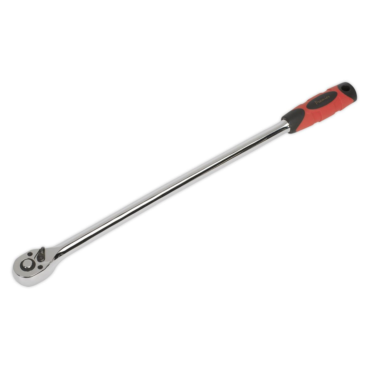 Sealey 3/8"Sq Drive Ratchet Wrench Extra Long 435mm 72 Tooth Pear Head AK6694